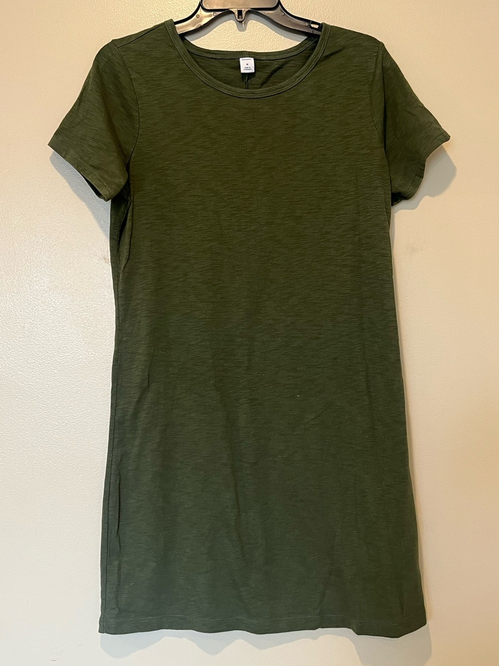 Old Navy Olive T-Shirt Dress